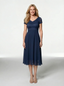 Short V-neck Mother of the Brides Dresses Knee Length A-line Prom Gowns