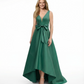 Formal Gowns V-neck Mother of the Brides Dresses Floor Length A-line