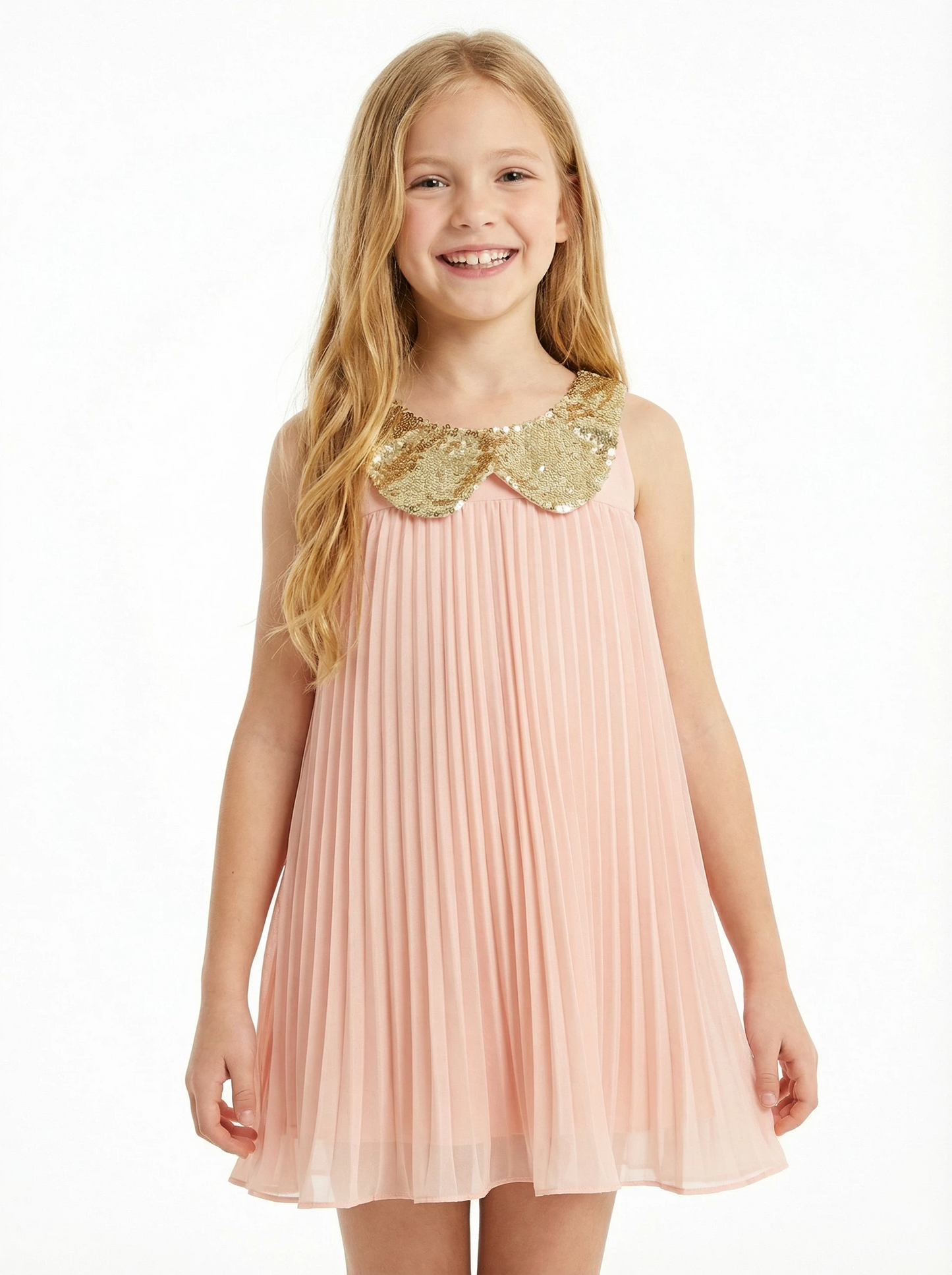 A Line Wedding Flowers Girl Gowns Chiffon Dress Flower Princess Dress Gowns