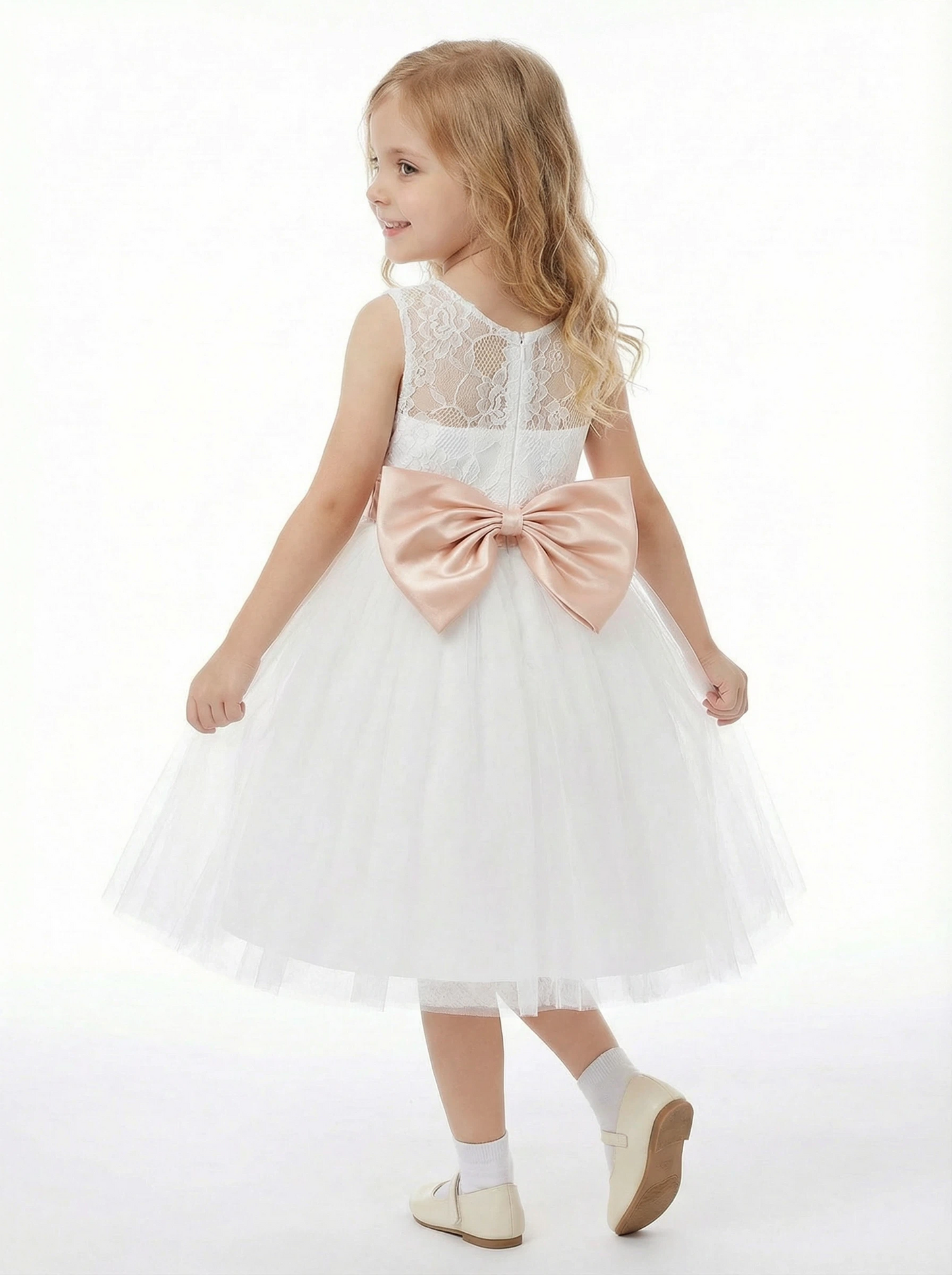 Wedding Flowered Dresses for Ladies Flowers Girl Gowns Boho Dress Flower Princess Lace