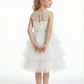 Tulle Wedding Flowers Girl Gowns Boho Dress Flower Princess Gowns Cute Flowery Dresses