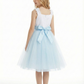 Sweetheart Lace Girls Wedding Party Dress Knee Length Puffy Communion Dresses