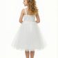 Ladies Lace Flower Wedding Flowers Girl Gowns Boho Dress Flower Princess Gowns Spaghetti-Straps