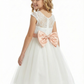 Toddler Bridesmaid Wedding Flowers Girl Gowns Boho Dress Flower Princess Gowns for Wedding