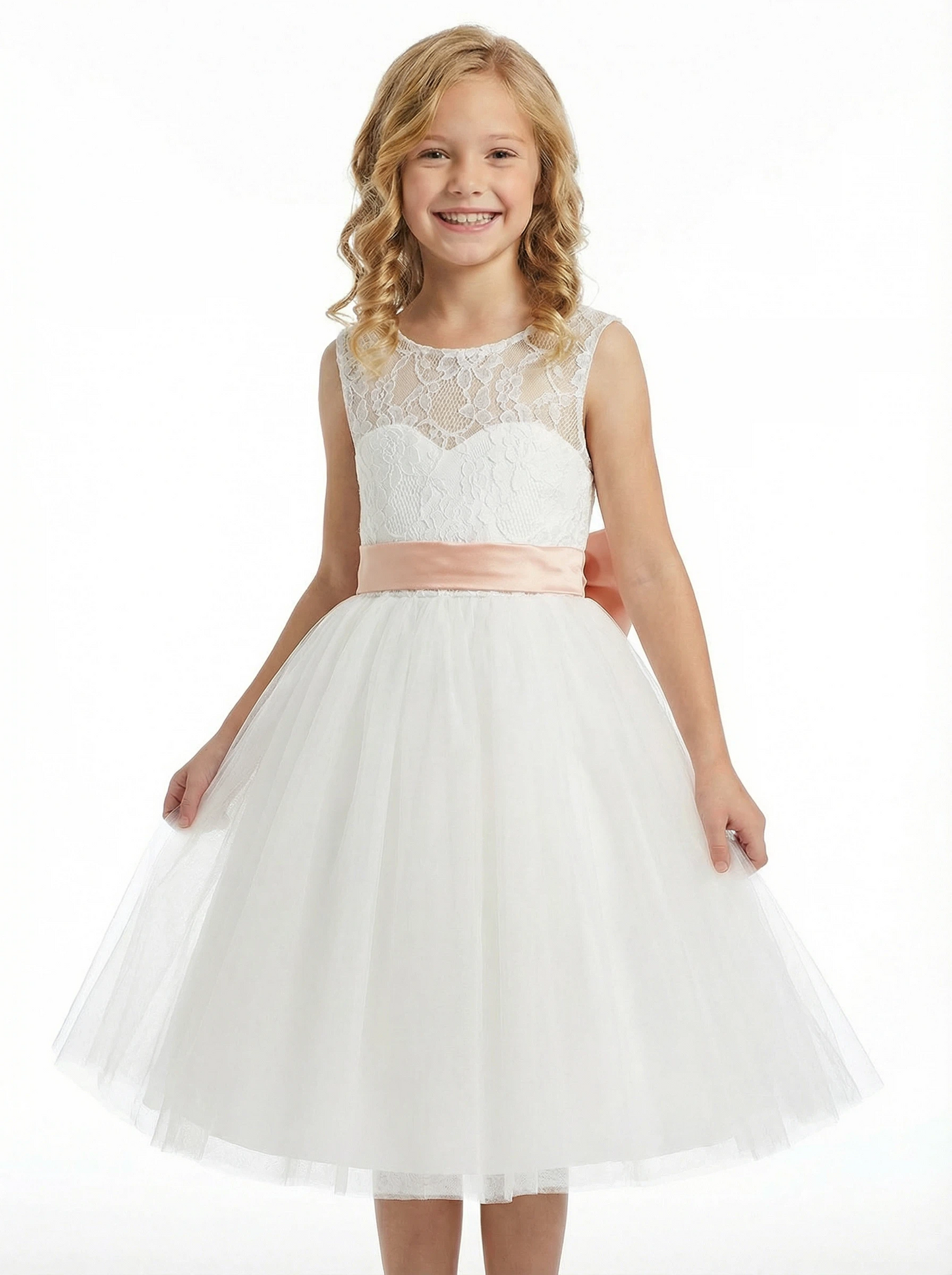 Toddler Bridesmaid Wedding Flowers Girl Gowns Boho Dress Flower Princess Gowns for Wedding