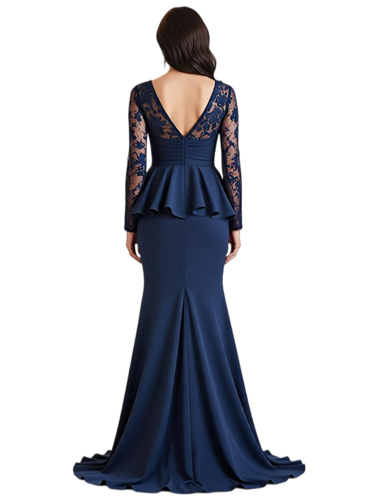 Women Mermaid Dresses Mother of The Bride Dresses Long Formal Evening Gowns