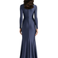 High Slit Mermaid Dresses Mother of The Groom Dresses Long Formal Long Sleeve Gowns