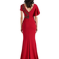 V-Neck Mother of The Bride Groom Dresses Mermaid Wedding Formal Gowns