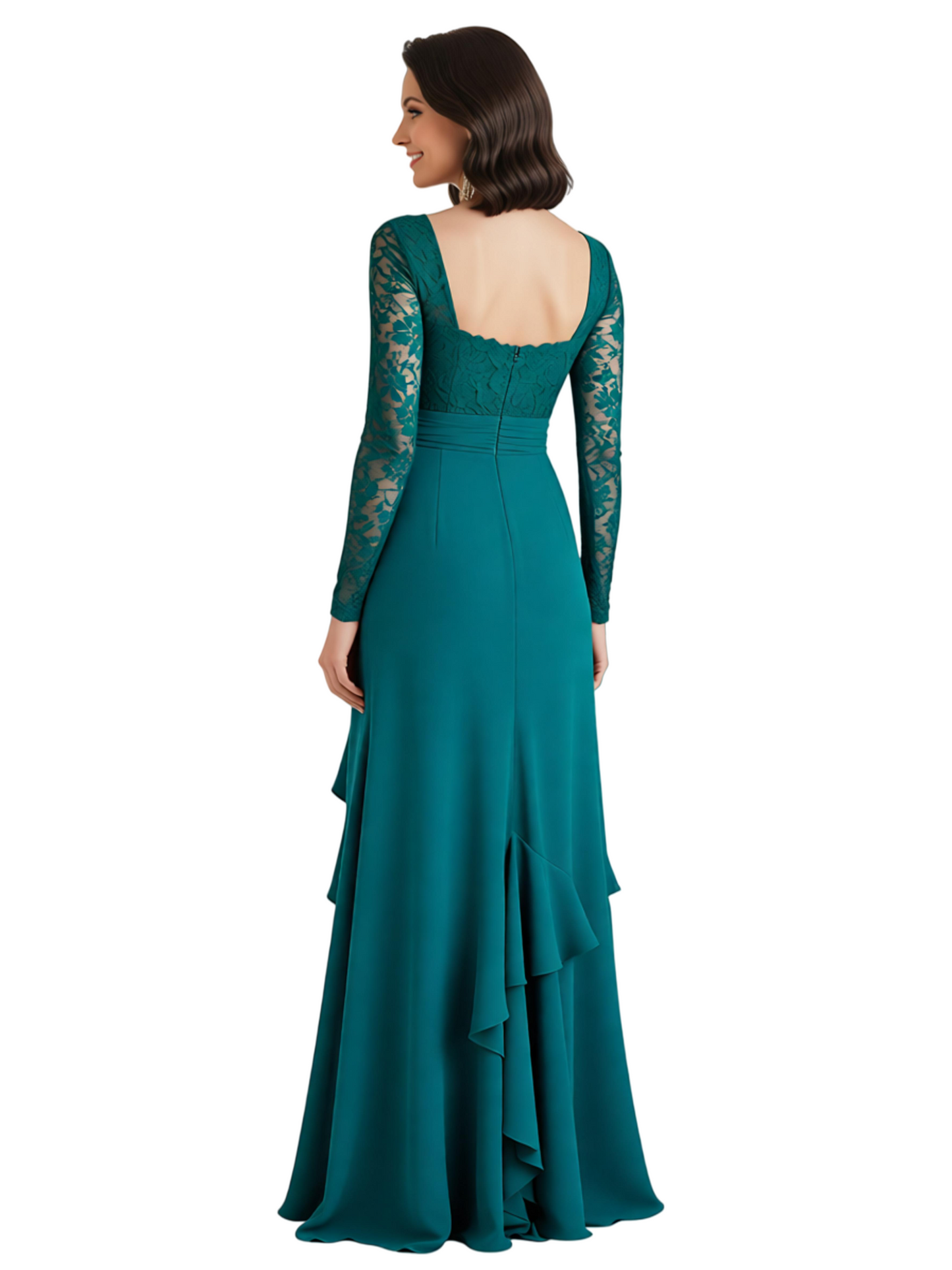 Chic Dresses Mother of The Bride Groom Dresses Formal A-Line Wedding Formal Gowns