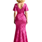 Mermaid Custom Fit Mother of The Groom Dresses Wedding Evening Mother Outfits