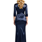 Chic Silk Dress Custom Mother of The Groom Dresses Wedding Mother Outfits Slit Long