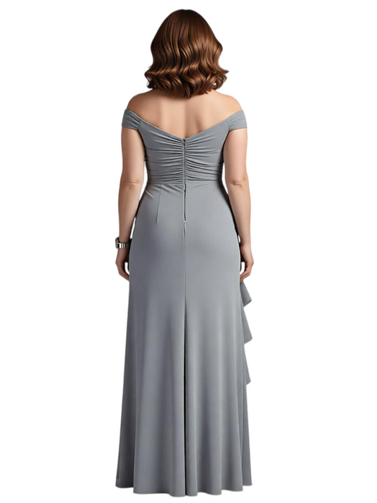 Chiffon Ruffle Dress Custom Mother of The Groom Dresses Wedding Mother Outfits Lace Long