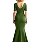 Sexy Custom Mother of The Groom Dresses Plus Size Grandmother Wedding Attire V-Neck
