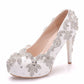 New Arrival Women's Wedding Shoes Decorative Beading Wedding Heels Bridal Shoes, H100