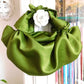 Bridesmaid Handbag Satin Evening Small Satin Bow Handbag Small Handmade Bag