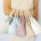 Bridesmaid Handbag Satin Evening Clutch Elegant Wedding Accessory Bridal Shower Pearl Bag Chic Handbag
