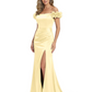 Elegant Mother of the Groom Dresses Mermaid Satin Formal Gown High Slit
