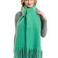 Tassels Simple Bridal Bridesmaid Wedding Shawl Scarf