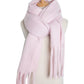 Tassels Simple Bridal Bridesmaid Wedding Shawl Scarf