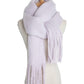 Tassels Simple Bridal Bridesmaid Wedding Shawl Scarf