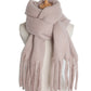 Tassels Simple Bridal Bridesmaid Wedding Shawl Scarf