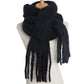 Tassels Simple Bridal Bridesmaid Wedding Shawl Scarf