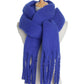 Tassels Simple Bridal Bridesmaid Wedding Shawl Scarf