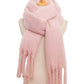 Tassels Simple Bridal Bridesmaid Wedding Shawl Scarf