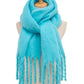 Tassels Simple Bridal Bridesmaid Wedding Shawl Scarf