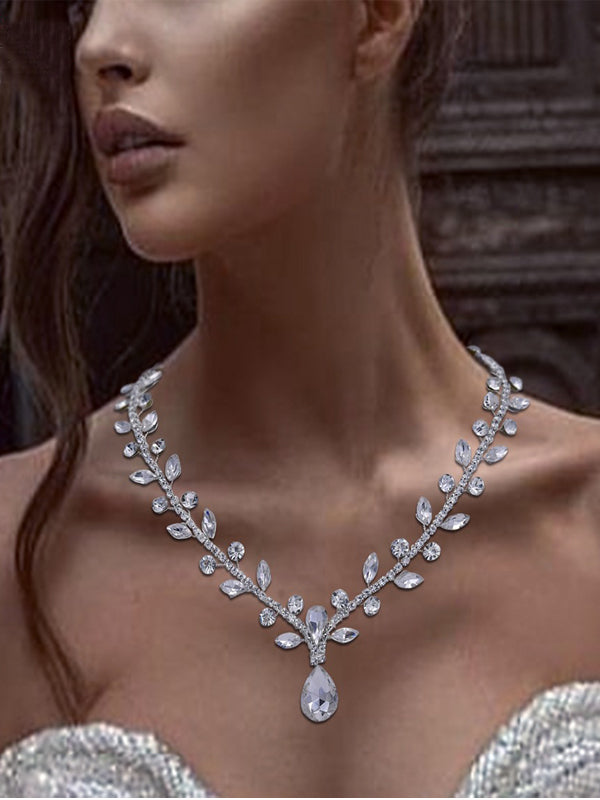 Gorgeous Beaded Luxury Necklace for Wedding,Prom Party