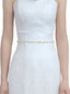Simple Beaded Thin Brides Sash For Wedding,Party Prom