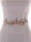 Sparkly Luxury Beaded Brides Sash For Wedding,Party Prom