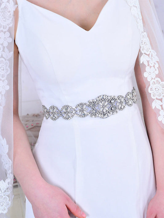 Gorgeous Beaded Luxury Brides Sash For Wedding