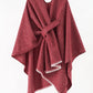 Women's solid color autumn and winter imitation cashmere shawl monochrome cape solid color shawl