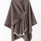 Women's solid color autumn and winter imitation cashmere shawl monochrome cape solid color shawl