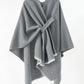 Women's solid color autumn and winter imitation cashmere shawl monochrome cape solid color shawl