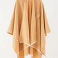 Women's solid color autumn and winter imitation cashmere shawl monochrome cape solid color shawl