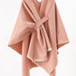 Women's solid color autumn and winter imitation cashmere shawl monochrome cape solid color shawl