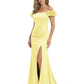 Elegant Mother of the Groom Dresses Mermaid Satin Formal Gown High Slit