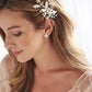 Fairy Beauty Tiara Delicate Handmade Flower Side Clip Bride Wedding Dress Hairpin