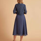 Elegant A-line Bateau Sleeveless Tea Length Mother of the Brides Dresses Online