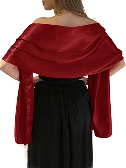 Women's Silky Shawl for Wedding Favors Bride Bridesmaid Gifts Evening Dress Shawl