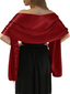 Women's Silky Shawl for Wedding Favors Bride Bridesmaid Gifts Evening Dress Shawl