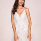 Hot V-neck Open Back A-line Spaghetti Strap Lace Floor Length Wedding Dress