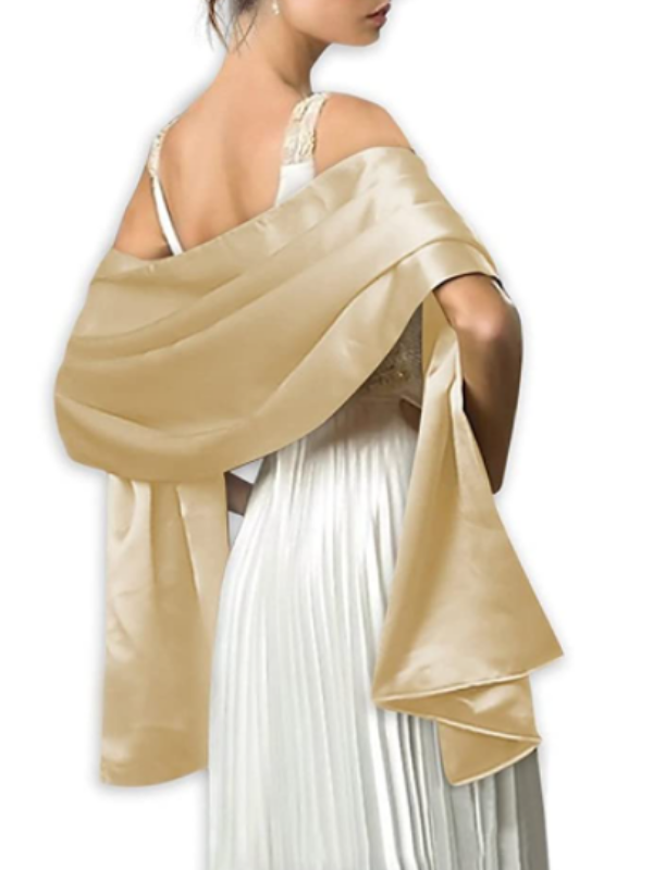 Women s Silky Shawl for Wedding Favors Bride Bridesmaid Gifts Evening Dress Shawl