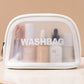 Transparent Cosmetic Bag Translucent PVC Wash Bag Matte Storage Bag
