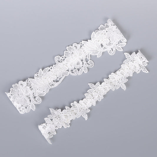 Bridal Wedding Garter/Bridal lace garter/Wedding accessories/  Elastic leg ring