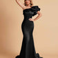 Elegant Satin One Shoulder Pleats Mermaid Bridesmaid Dresses Floor Length
