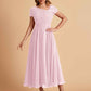 Elegant A-line Chiffon Short Sleeves Mother of the Brides Dresses Online