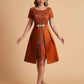 Elegant A-line Short Sleeves Jewel Knee Length Mother of the Brides Dresses